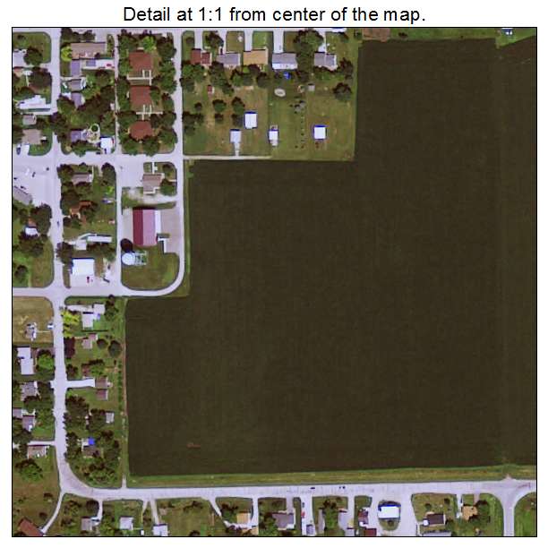 Otho, Iowa aerial imagery detail