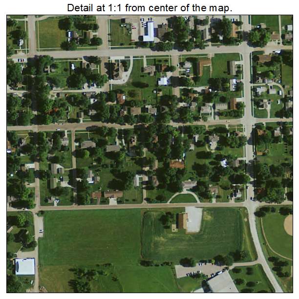 Panora, Iowa aerial imagery detail