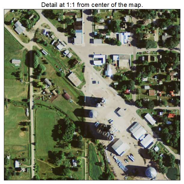 Pierson, Iowa aerial imagery detail