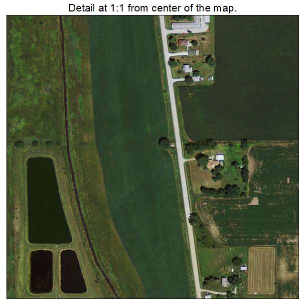 Pilot Mound, Iowa aerial imagery detail