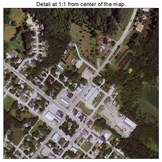 Polk City, Iowa aerial imagery detail