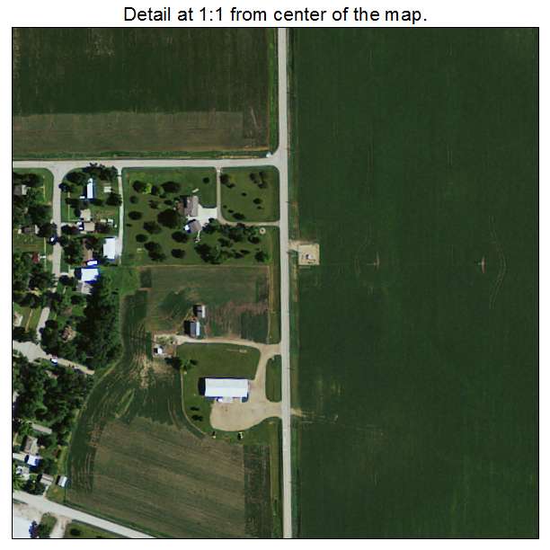 Ralston, Iowa aerial imagery detail