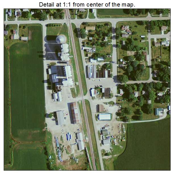 Randall, Iowa aerial imagery detail