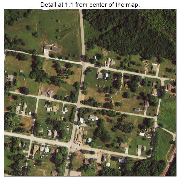 Rathbun, Iowa aerial imagery detail