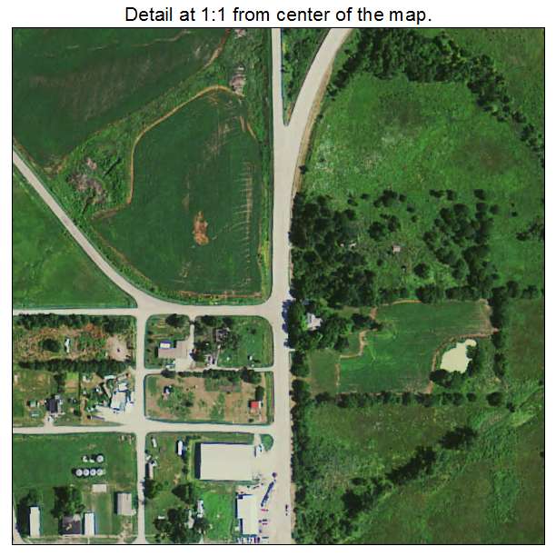 Redding, Iowa aerial imagery detail