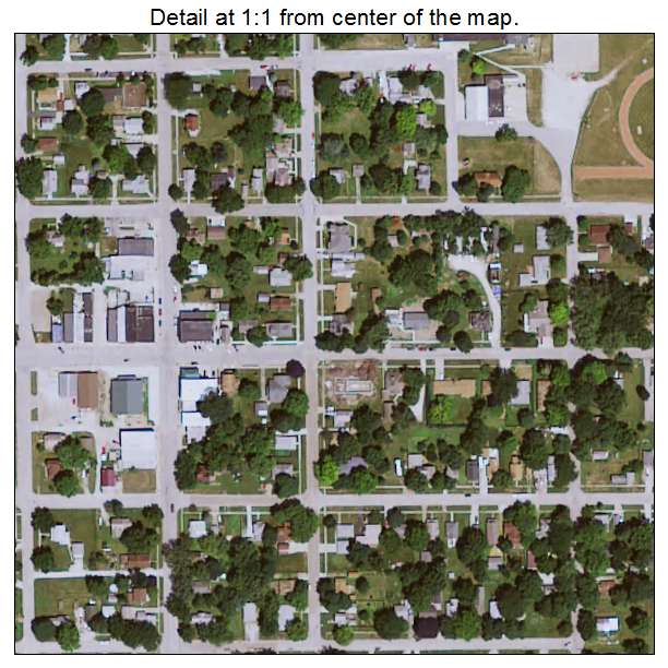 Redfield, Iowa aerial imagery detail