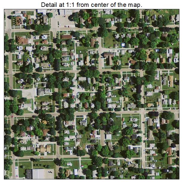 Reinbeck, Iowa aerial imagery detail