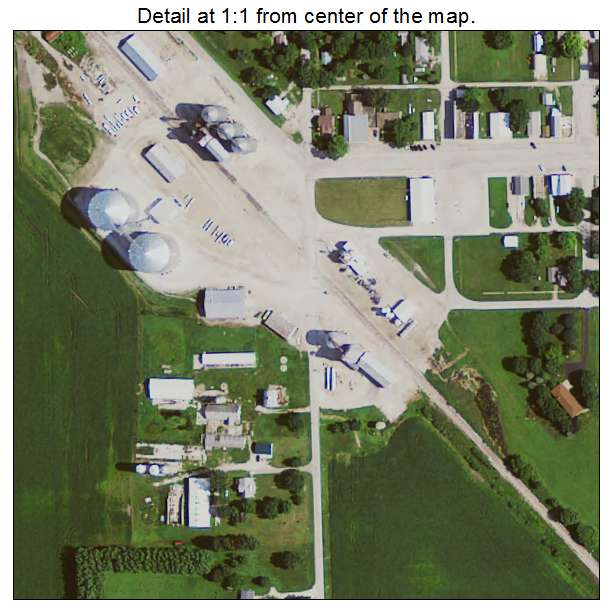 Renwick, Iowa aerial imagery detail