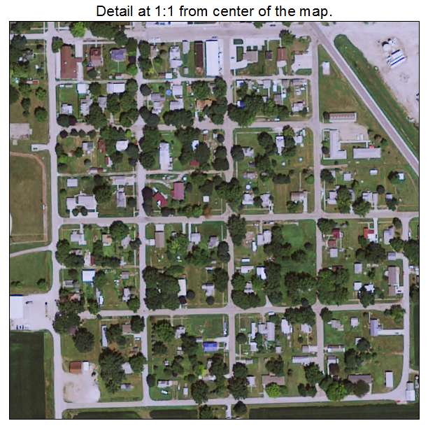 Rippey, Iowa aerial imagery detail