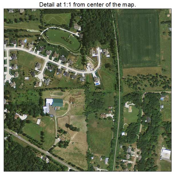 Robins, Iowa aerial imagery detail
