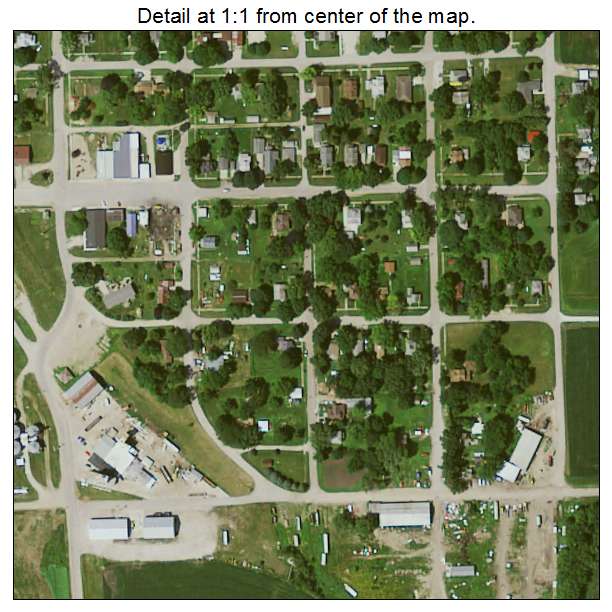 Rowan, Iowa aerial imagery detail