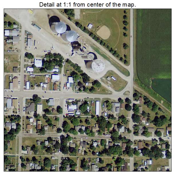 Royal, Iowa aerial imagery detail