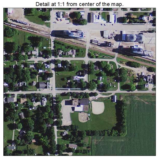 Rudd, Iowa aerial imagery detail