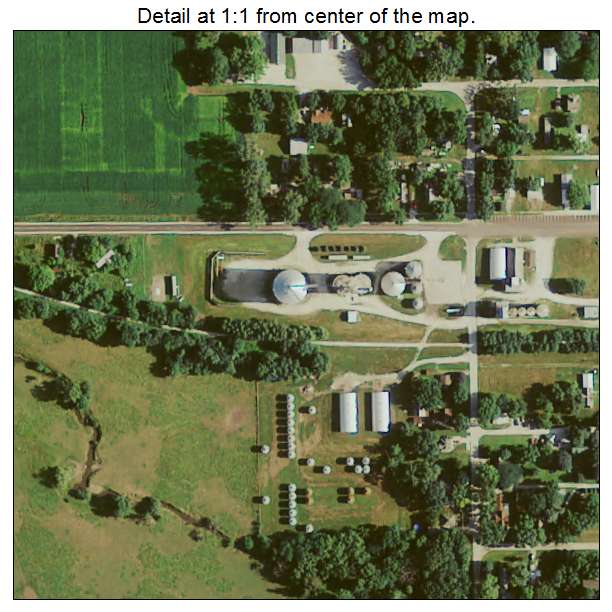 Rutland, Iowa aerial imagery detail