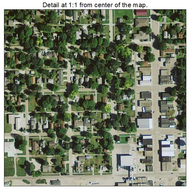 Sanborn, Iowa aerial imagery detail