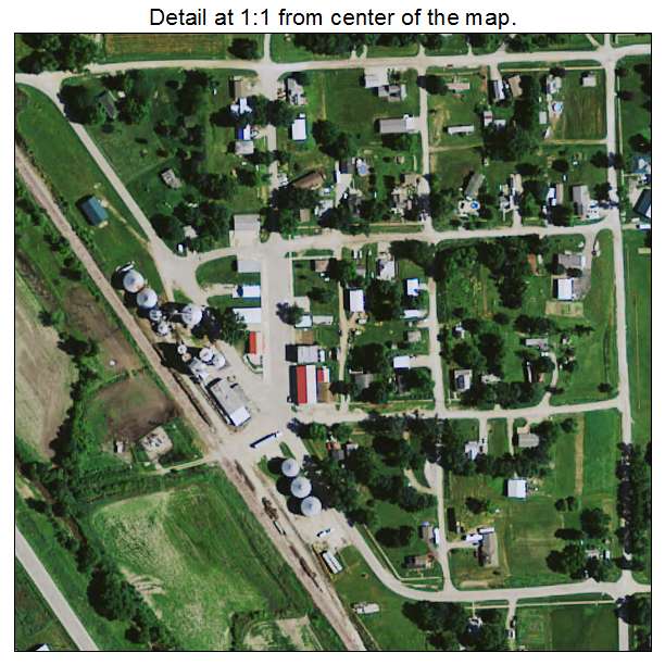 Searsboro, Iowa aerial imagery detail
