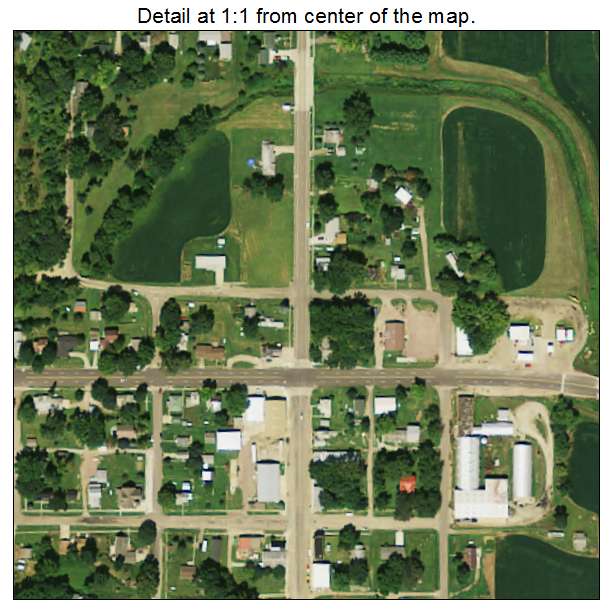 Smithland, Iowa aerial imagery detail