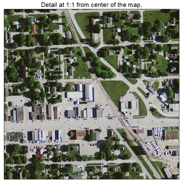 St Ansgar, Iowa aerial imagery detail