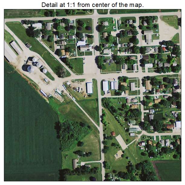 Stout, Iowa aerial imagery detail