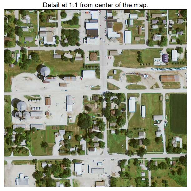 Stratford, Iowa aerial imagery detail