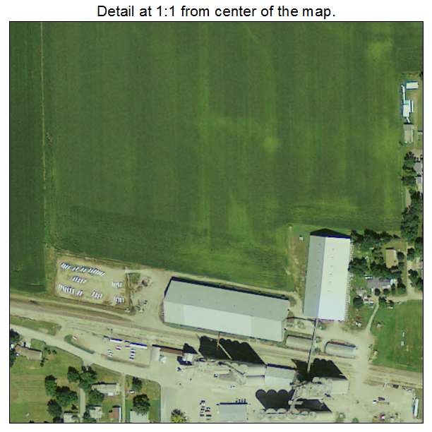 Superior, Iowa aerial imagery detail