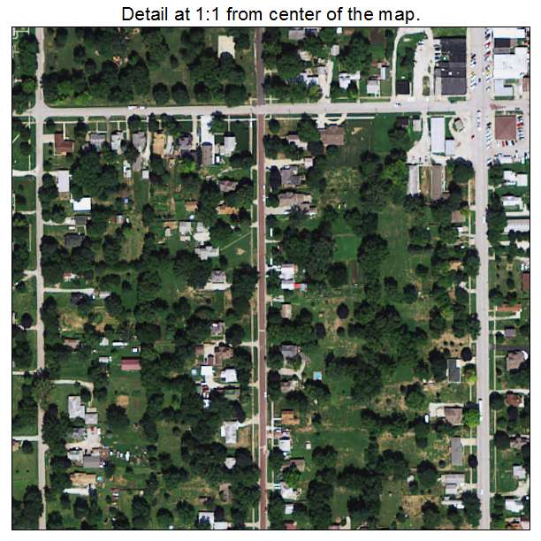Tabor, Iowa aerial imagery detail