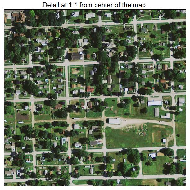 Tama, Iowa aerial imagery detail