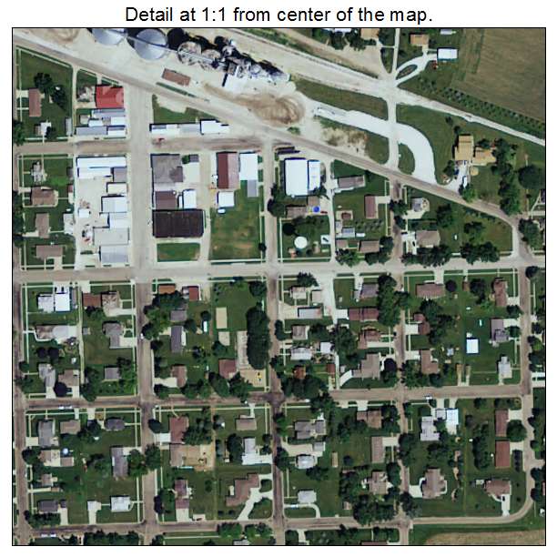 Templeton, Iowa aerial imagery detail
