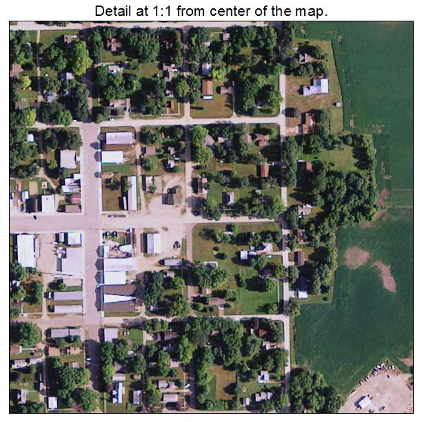 Terril, Iowa aerial imagery detail