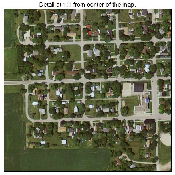Thornton, Iowa aerial imagery detail