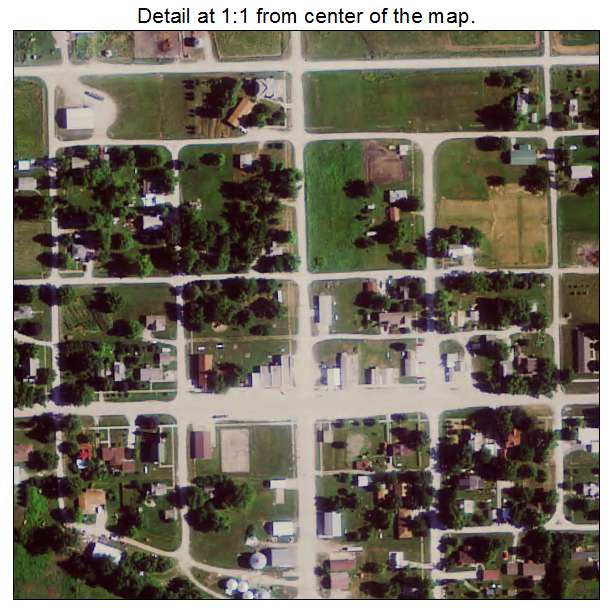 Tingley, Iowa aerial imagery detail
