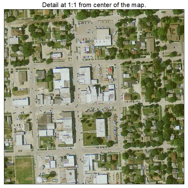 Tipton, Iowa aerial imagery detail