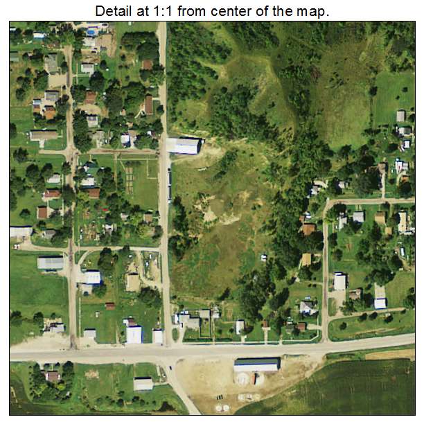 Turin, Iowa aerial imagery detail