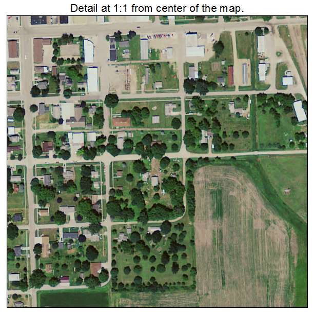 Union, Iowa aerial imagery detail