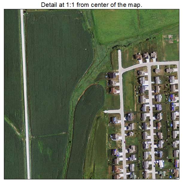 Urbana, Iowa aerial imagery detail