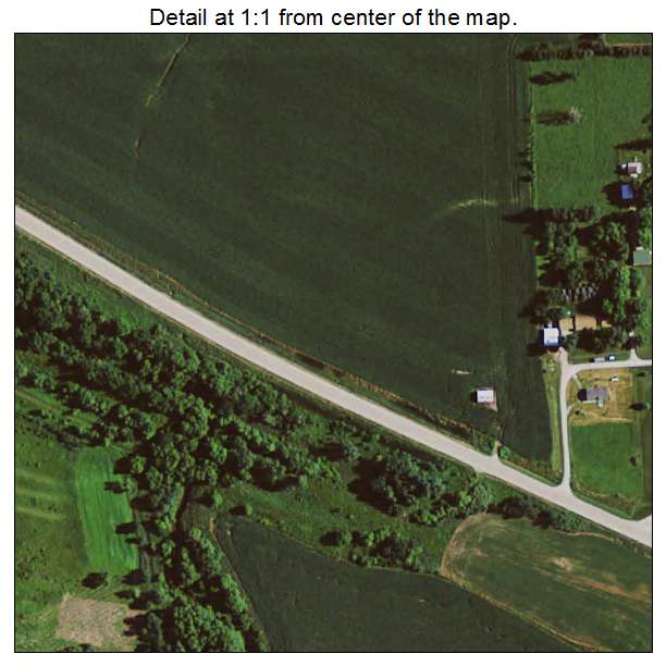 Vining, Iowa aerial imagery detail