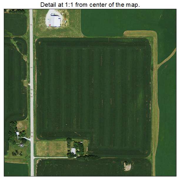 Walnut, Iowa aerial imagery detail