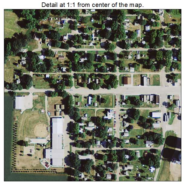 Washta, Iowa aerial imagery detail