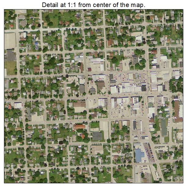 Waukon, Iowa aerial imagery detail
