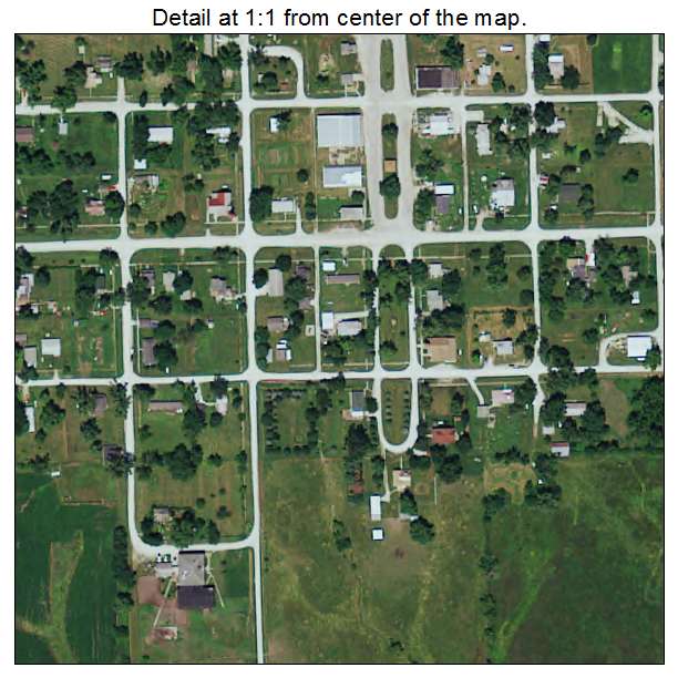 Weldon, Iowa aerial imagery detail