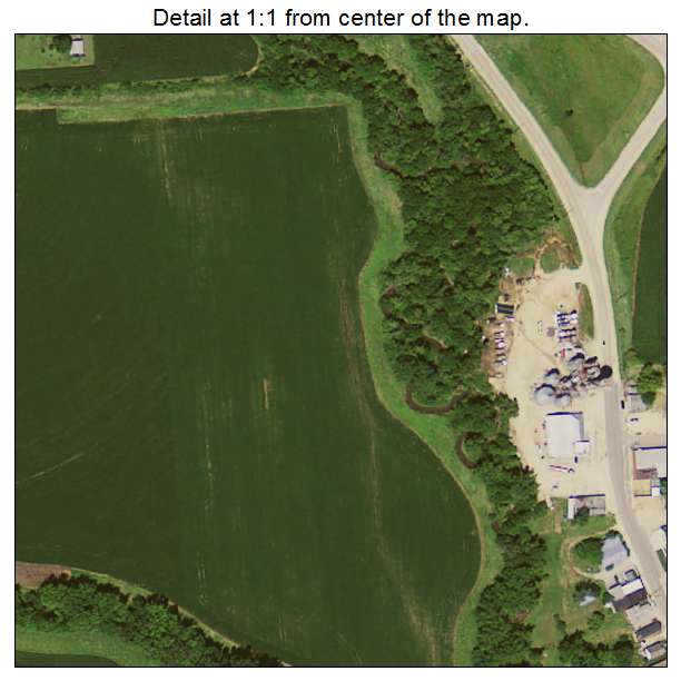 Welton, Iowa aerial imagery detail
