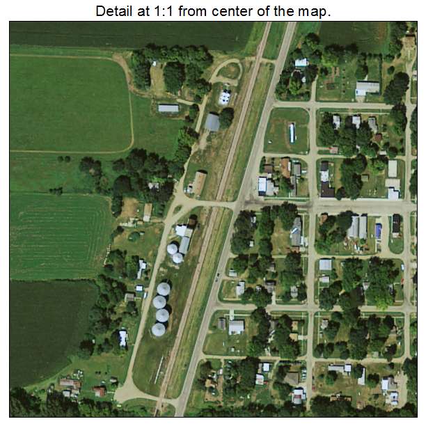 Westfield, Iowa aerial imagery detail