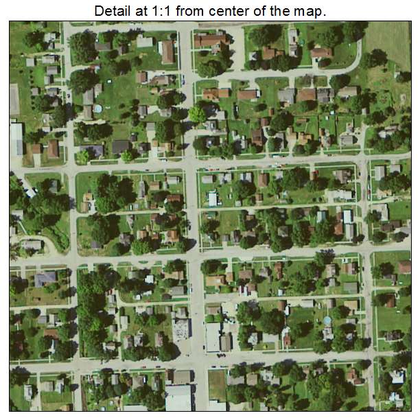 Wheatland, Iowa aerial imagery detail