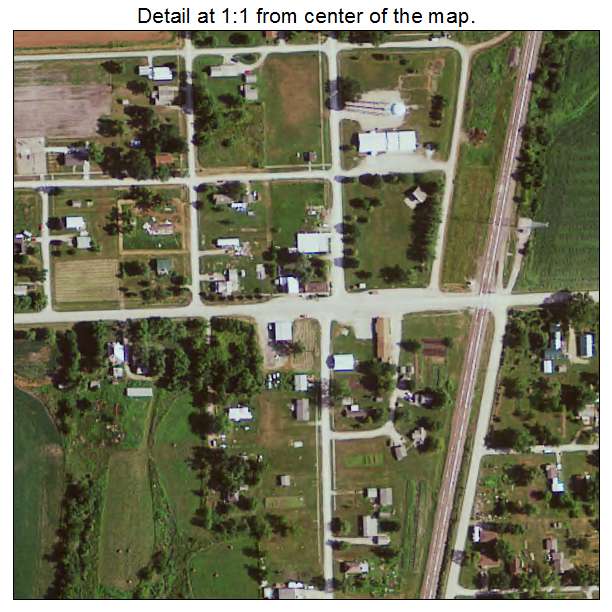 Williamson, Iowa aerial imagery detail