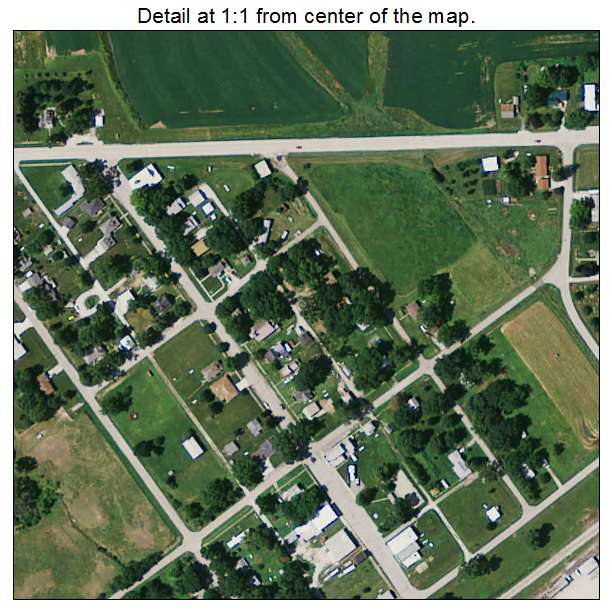 Wiota, Iowa aerial imagery detail