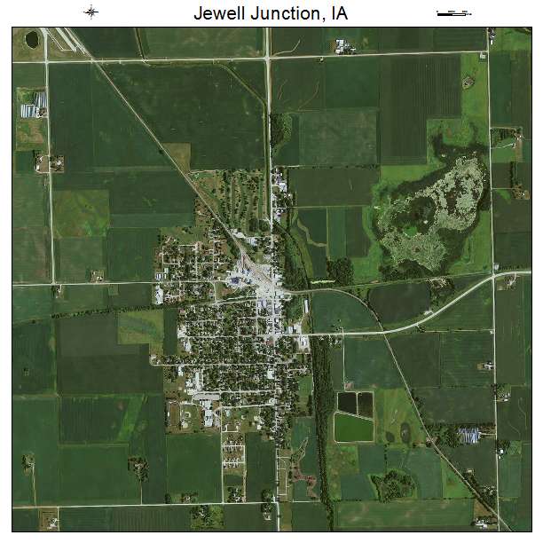 Jewell Junction, IA air photo map