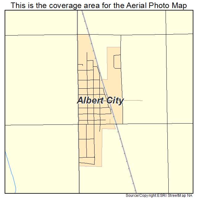 Albert City, IA location map 