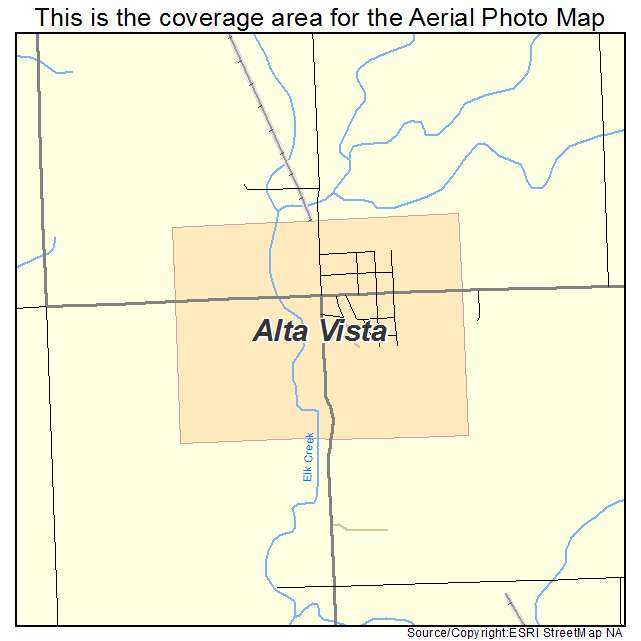 Alta Vista, IA location map 