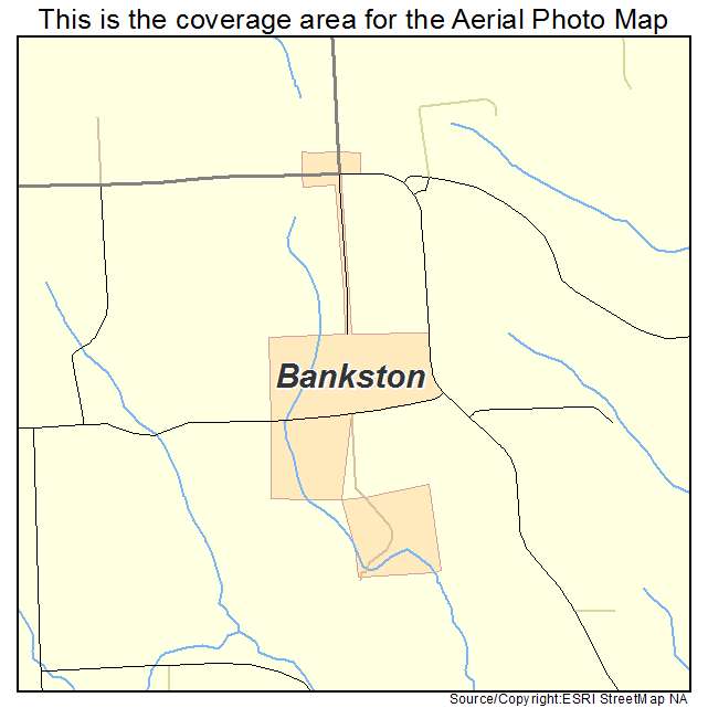 Bankston, IA location map 