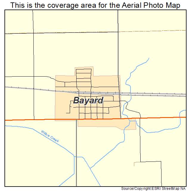 Bayard, IA location map 